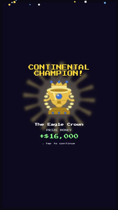 Championship victory